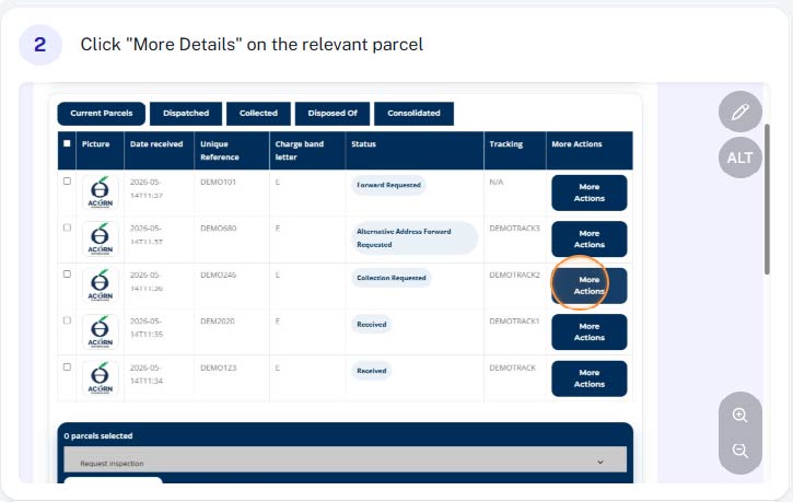 Arrange own courier 2