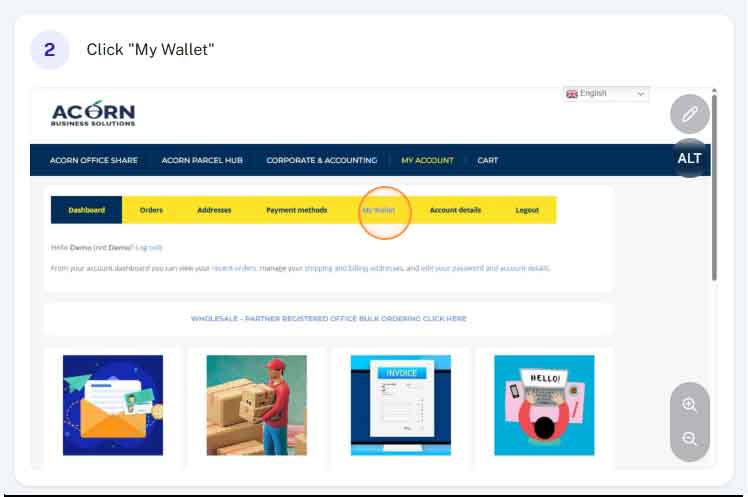 How to view wallet transaction 2